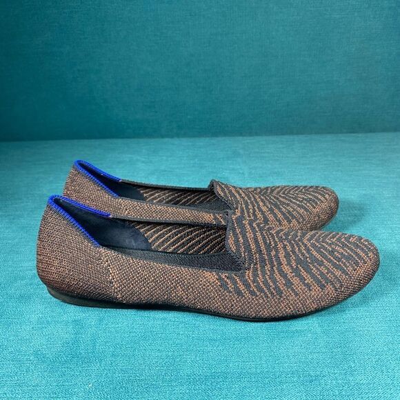 Size 7 - Women’s Rothy’s the Loafer Metallic Stripes shoes - Picture 3 of 7